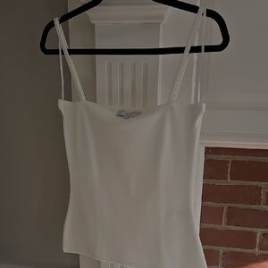 Marcellamoda White Spaghetti Strap Top